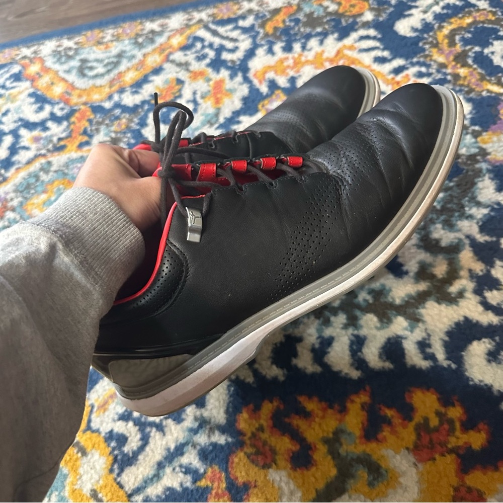 Nike Air Jordan ADG 4 Golf Black White Cement Grey DM0103-015 Mens 11 Shoes Lace